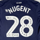 NUGENT 28 Derby 2018/2019 Away Football Shirt   Small - Football Shirt Kingdom