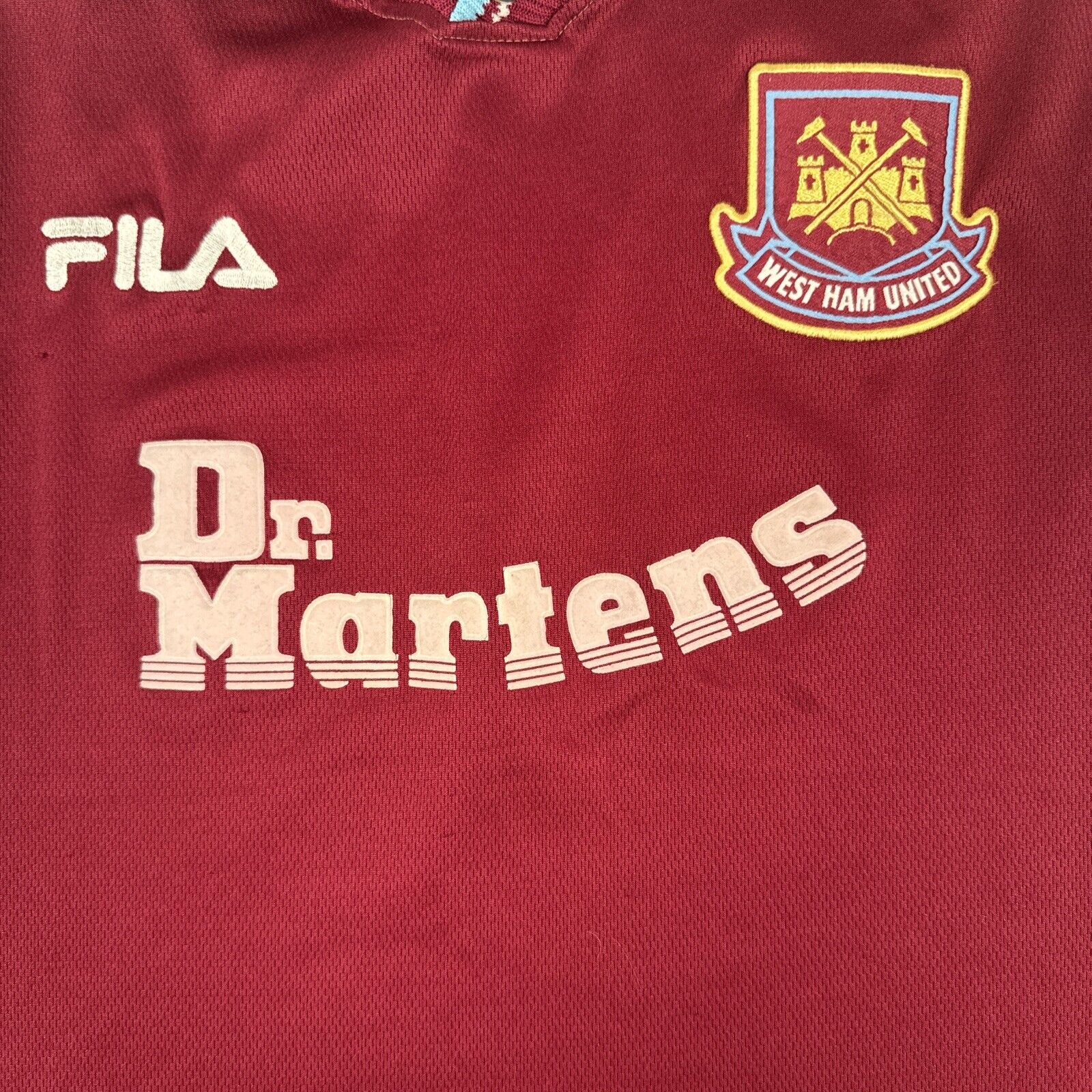 West Ham United 1999/2000/2001 Home Football Shirt Men’s XL - Football Shirt Kingdom