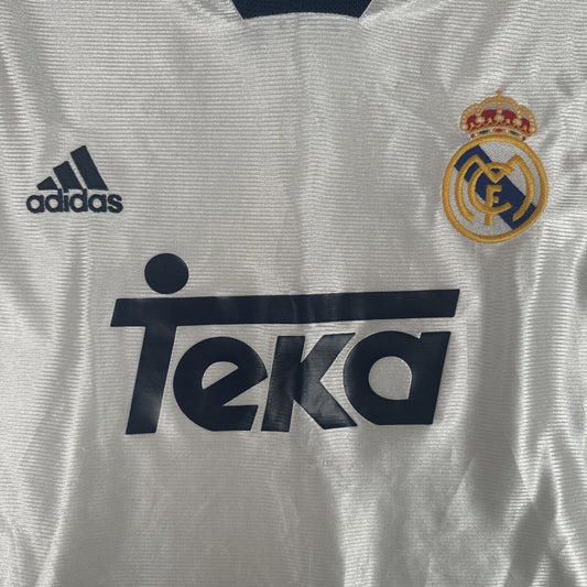 Real Madrid 1998/1999/2000 Home Football Shirt  Men’s XL