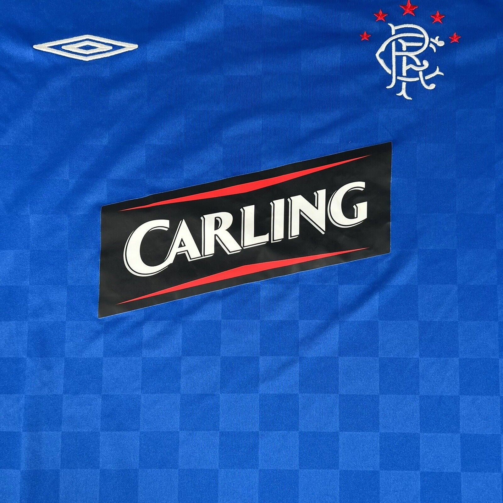Rangers 2009/2010 Home Football Shirt Long Sleeve  2XL - Football Shirt Kingdom