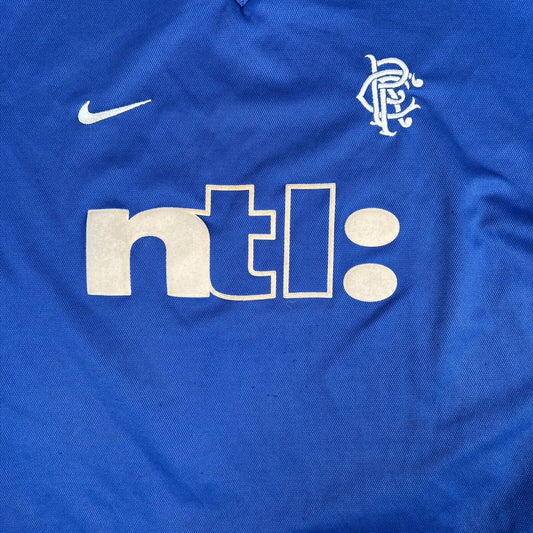 Rangers 2001/2002 Home Football Shirt  Men’s XXL - Football Shirt Kingdom