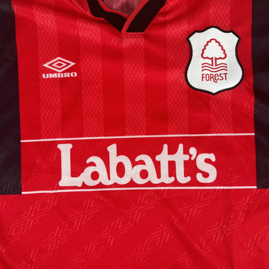 Nottingham Forest 1994/1995/1996 Home Football Shirt  XL - Football Shirt Kingdom