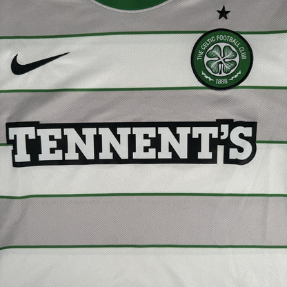 Celtic 2011/2012 Away Football Shirt Men’s XL — front close-up