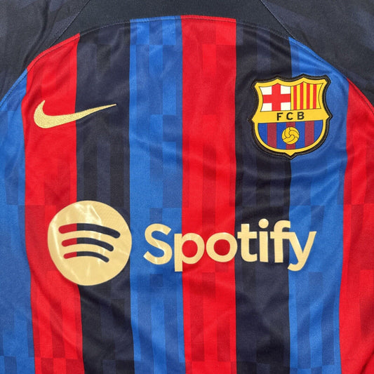 Barcelona 2022/2023 Home Football Shirt And Shorts Medium Full Kit - Football Shirt Kingdom