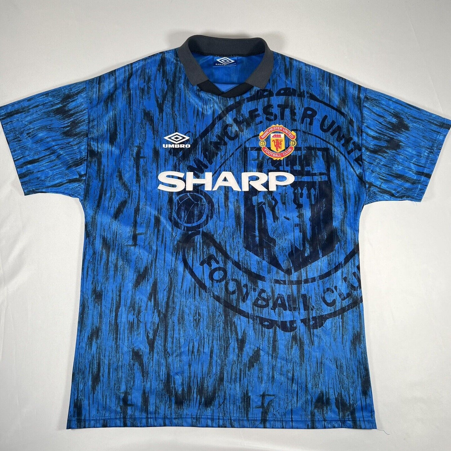 manchester united 1992 1993 away football shirt large2