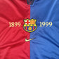 Barcelona 1999/2000 Home Football Shirt  XL - Football Shirt Kingdom