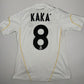 KAKA 8 Real Madrid 2009/2010 Home Football Shirt  Medium