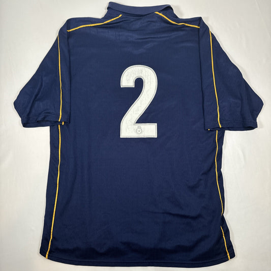 #2 Wimbledon 2001/2002 Home Football Shirt XL — full back view