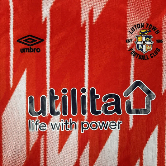 Luton Town 2022/2023 Home Football Shirt  Men’s Large - Football Shirt Kingdom