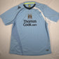 manchester city 2008 2009 home football shirt large 12