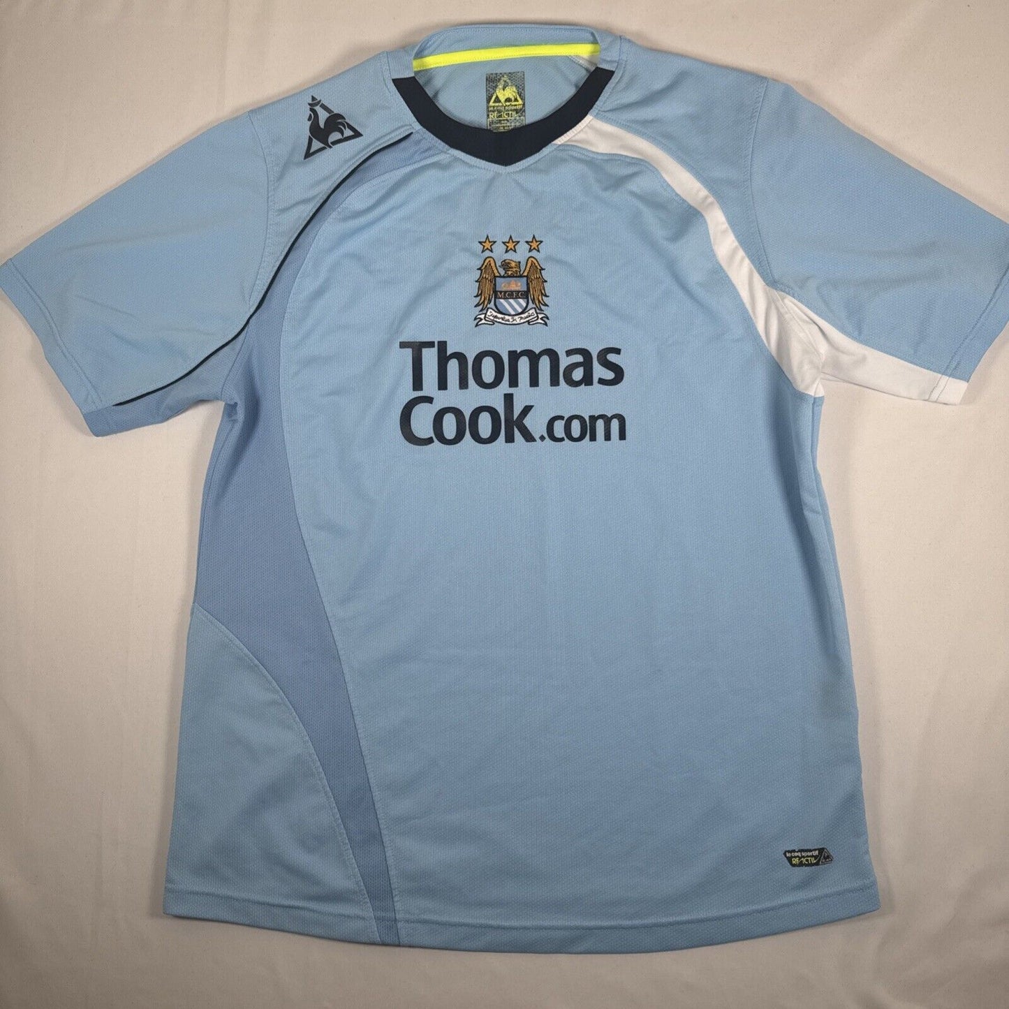 manchester city 2008 2009 home football shirt large 12