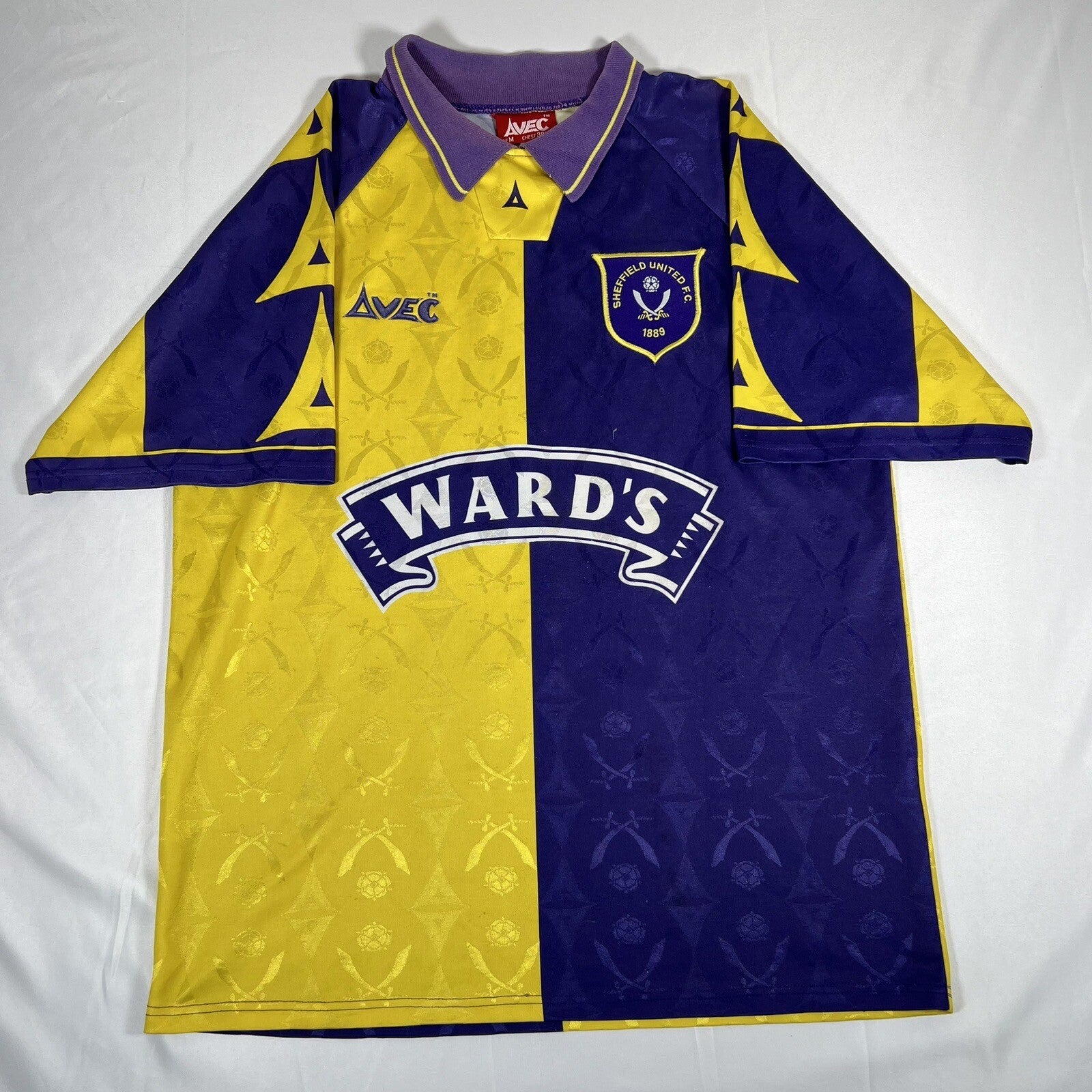 sheffield united 1995 1996 1997 away football shirt medium 42