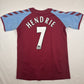 hendrie 7 aston villa 2004 2005 home football shirt 30 322