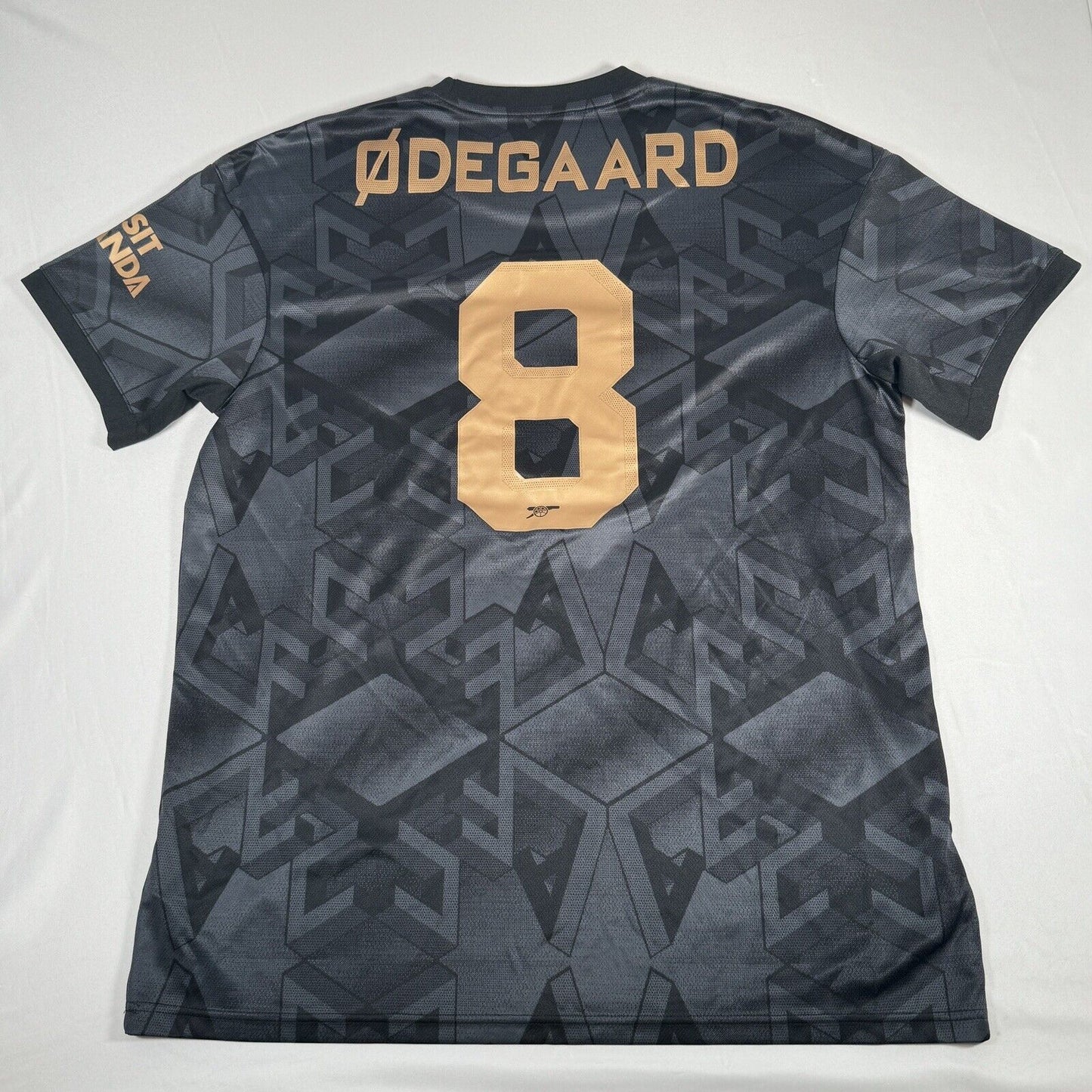 odegaard 8 arsenal 2022 2023 away football shirt xl3