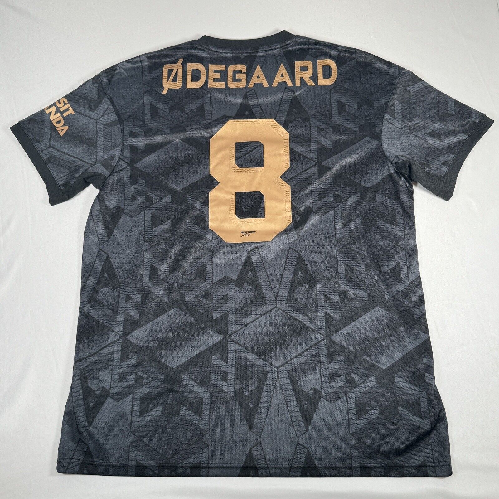 odegaard 8 arsenal 2022 2023 away football shirt xl3