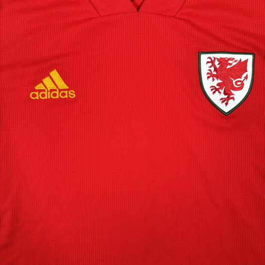 Wales 2020/2021/2022 Home Football Shirt  Men’s Medium