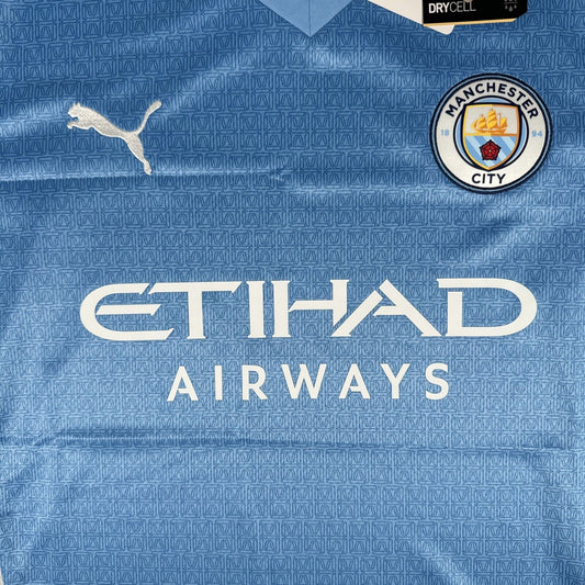 Manchester City 2021/2022 Home Football Shirt  BNWT Large - Football Shirt Kingdom