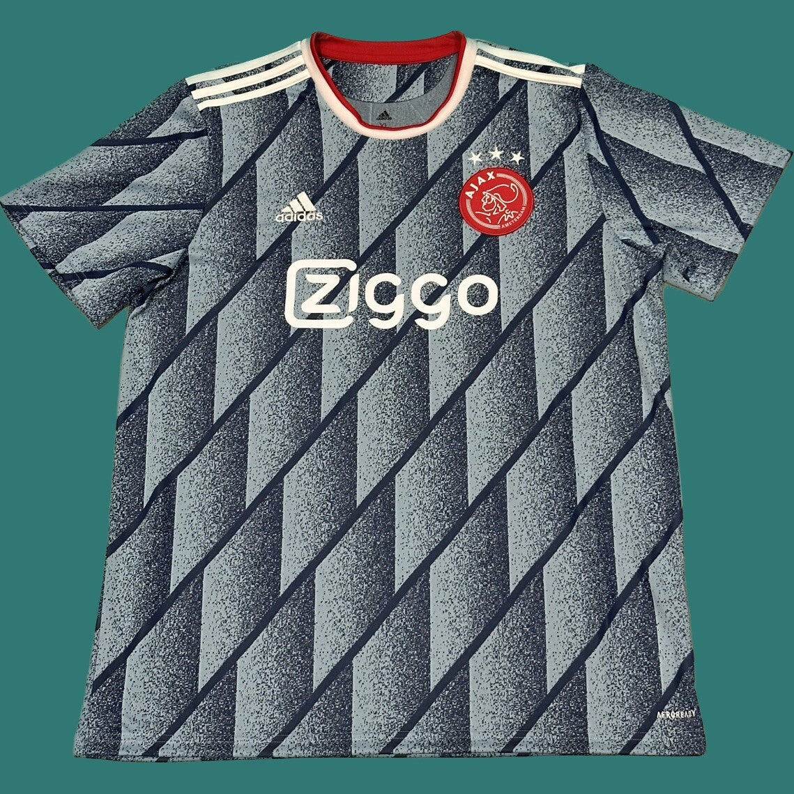 bnwt neres 7 ajax 2020 2021 away football shirt xl 23