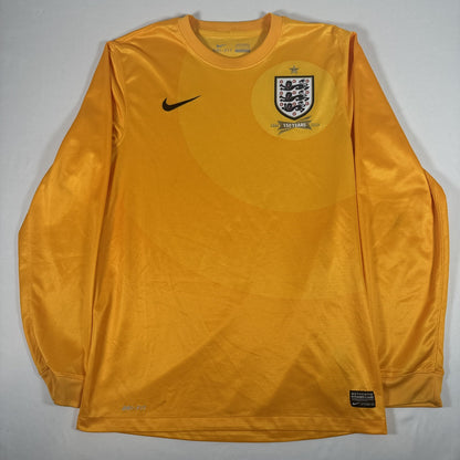 England 2013/2014 Goalkeeper Football Shirt Small — full front view