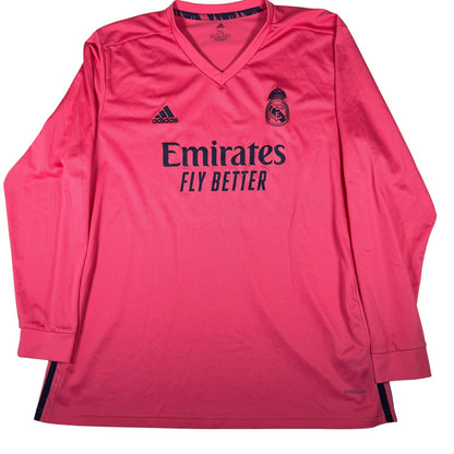 Real Madrid 2020/2021 Away Long Sleeve Football Shirt  XXL 2XL