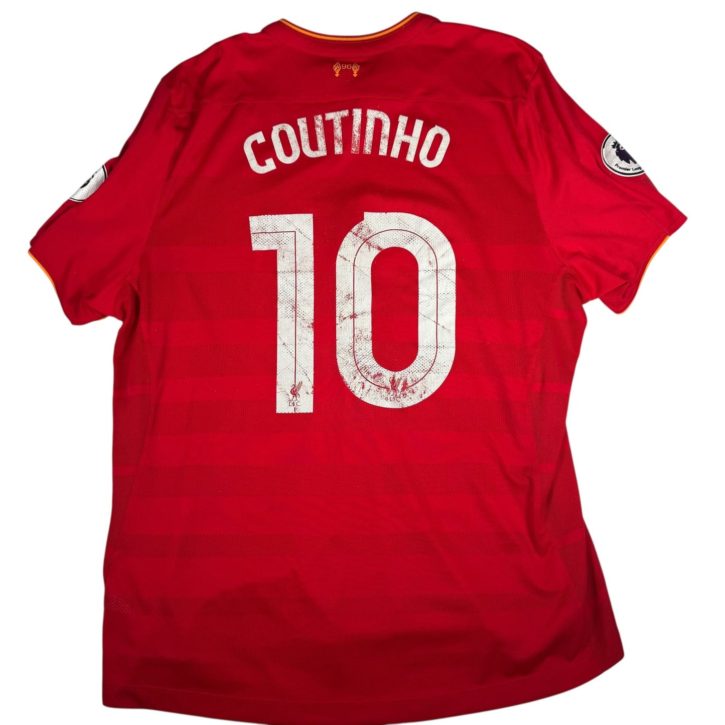 COUTINHO 10 Liverpool 2016/2017 Home Football Shirt XXL 2XL