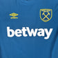 West Ham United 2018/2019 Away Football Shirt   Large - Football Shirt Kingdom