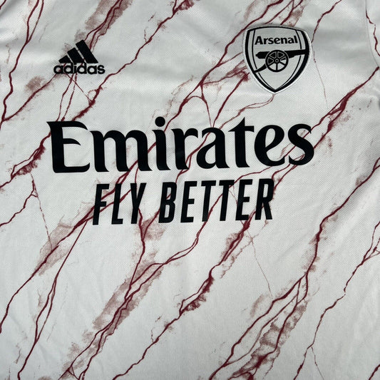 Arsenal 2020/2021 Away Football Shirt   Medium - Football Shirt Kingdom