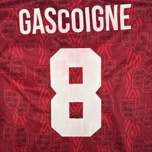 gascoigne 8 england 1994 1995 1996 away football shirt medium1