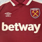 West Ham United 2021/2022 Home Football Shirt  Medium - Football Shirt Kingdom