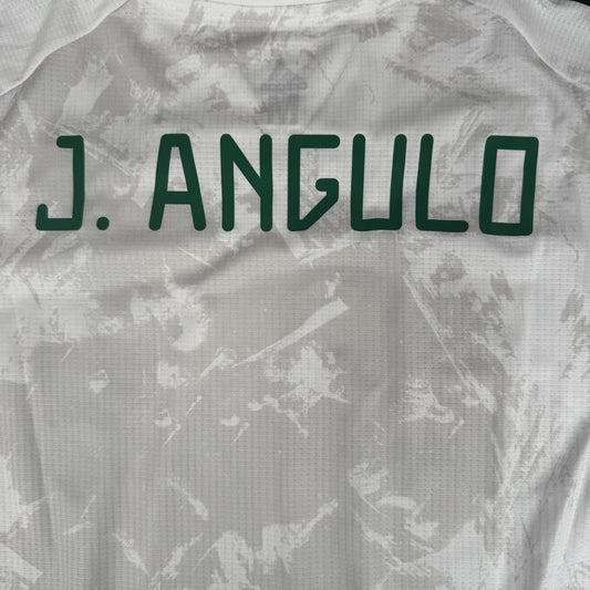 J.ANGULO Mexico 2020/2021 Away Long Sleeve Football Shirt Player Spec Medium