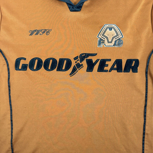Wolverhampton Wolves 2000/2001/2002 Home Football Shirt Medium - Football Shirt Kingdom