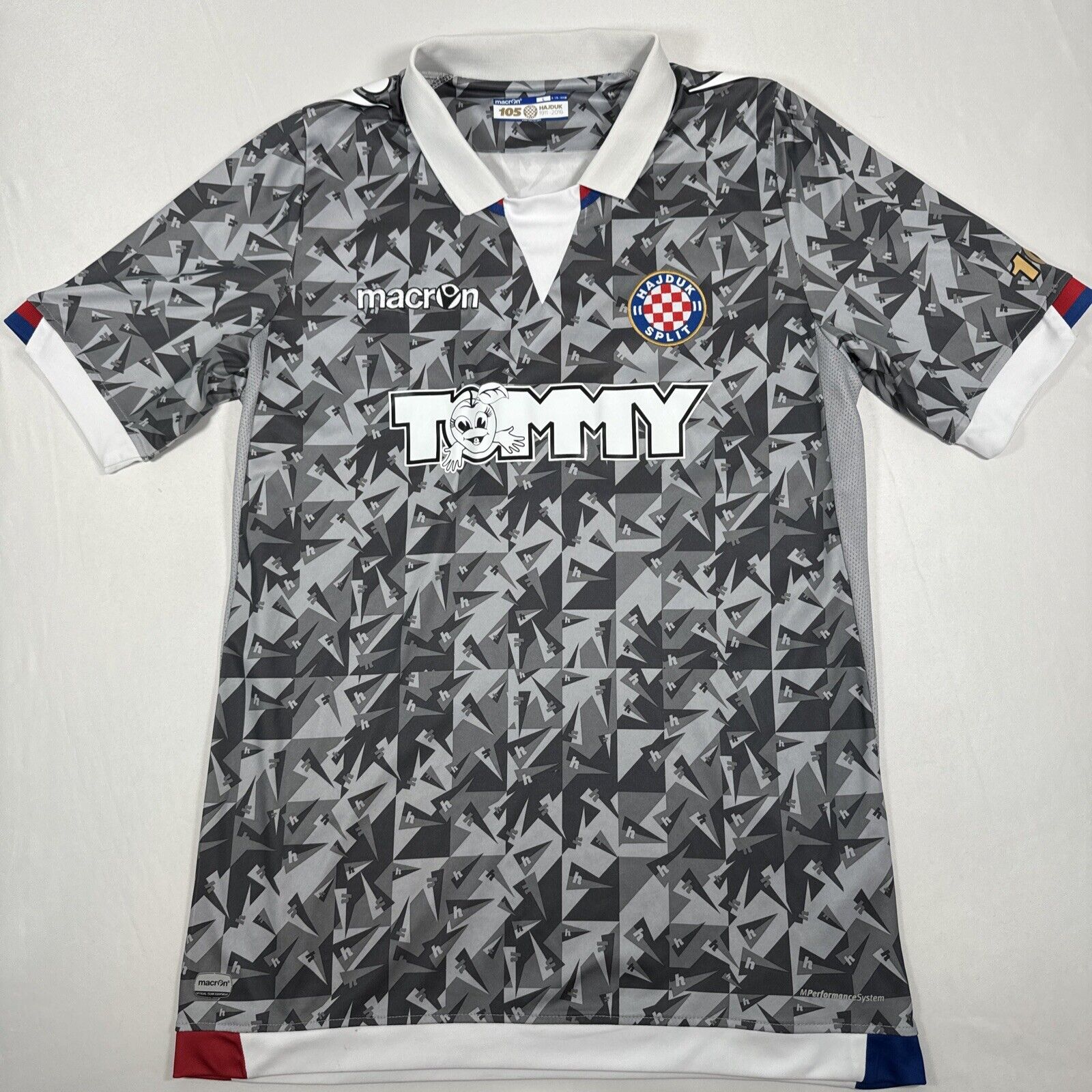 hajduk split 2015 2016 2016 third football shirt men s large2