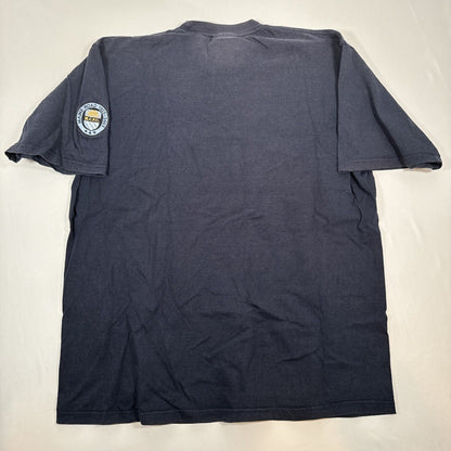 Official Manchester City Maine Road Leisure Football Shirt Men’s XL — full back view