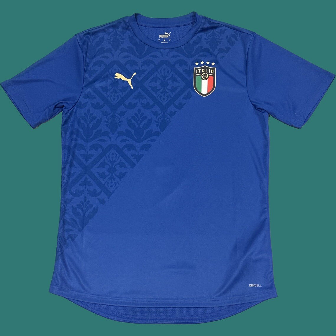 bnwt pellegrini italy euro 2020 2021 home football shirt large 13