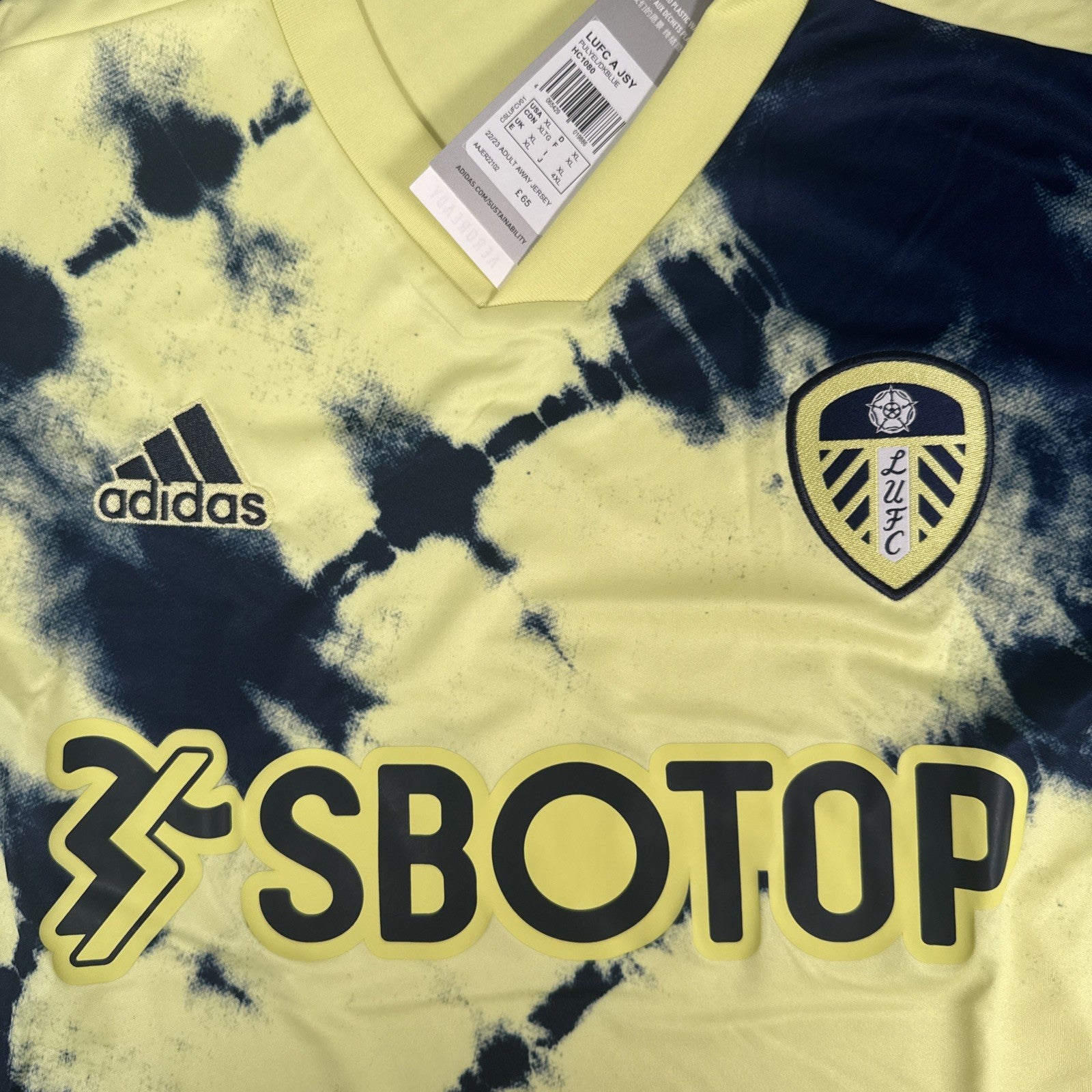 leeds united 2022 2023 away football shirt xl bnwt1