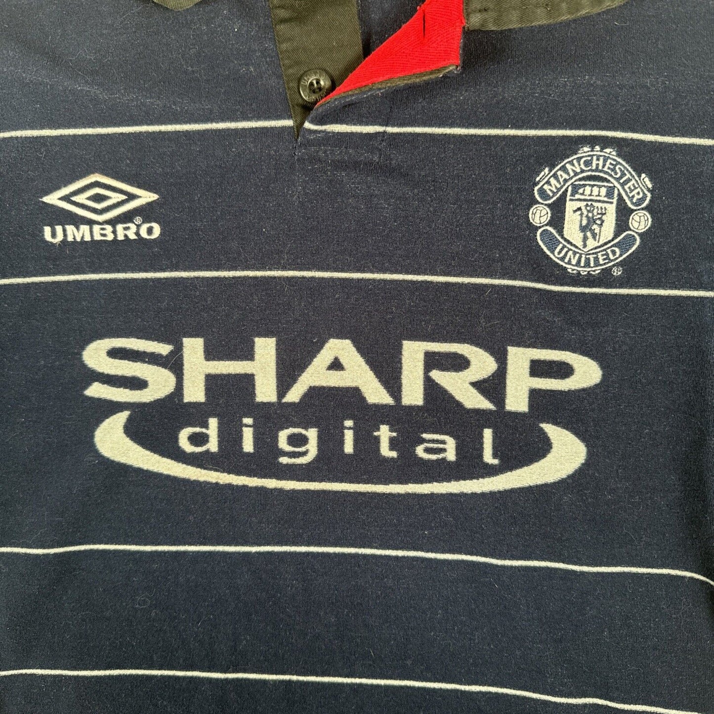 Manchester United 1999/2000 Away Football Shirt  Medium - Football Shirt Kingdom