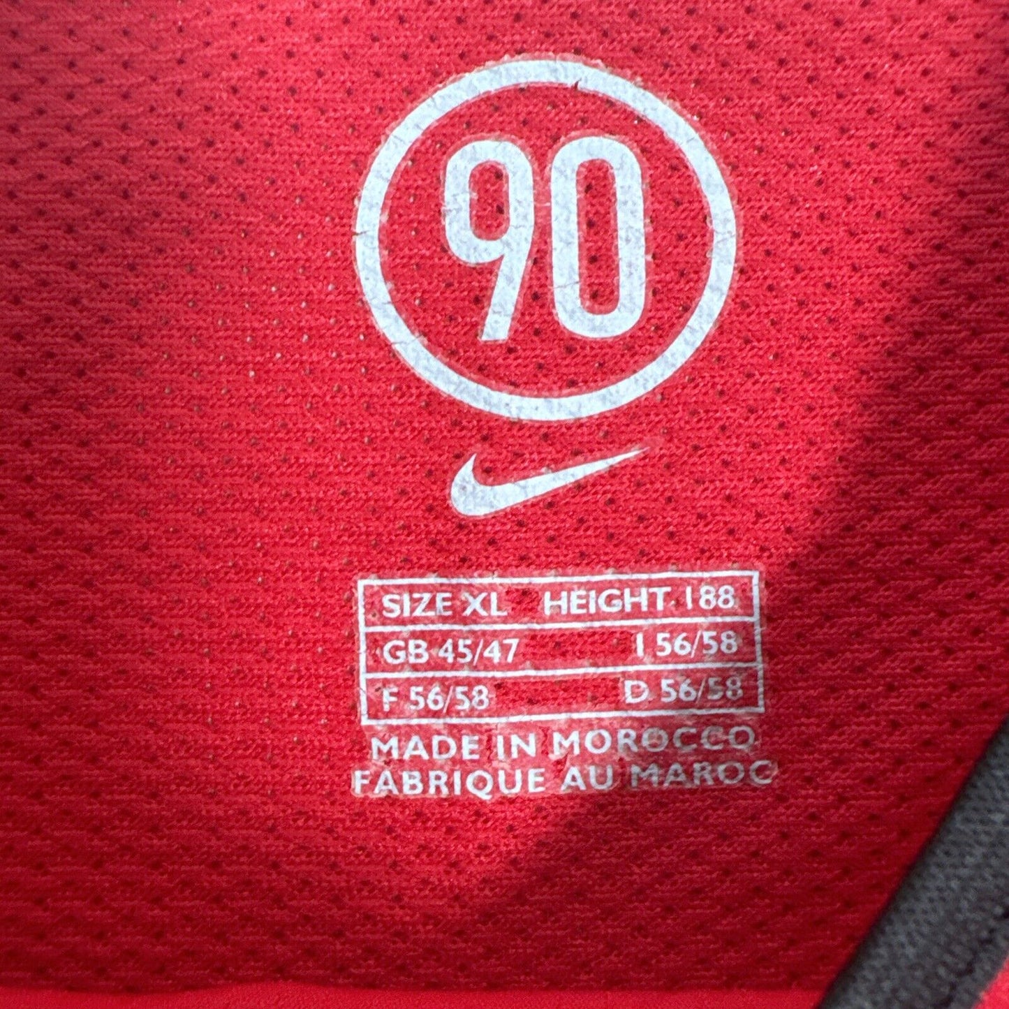 manchester united 2004 2005 2006 home football shirt xl 13