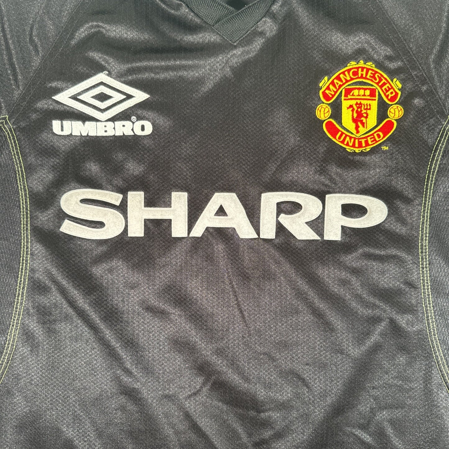 manchester united 1998 1999 third football shirt medium1