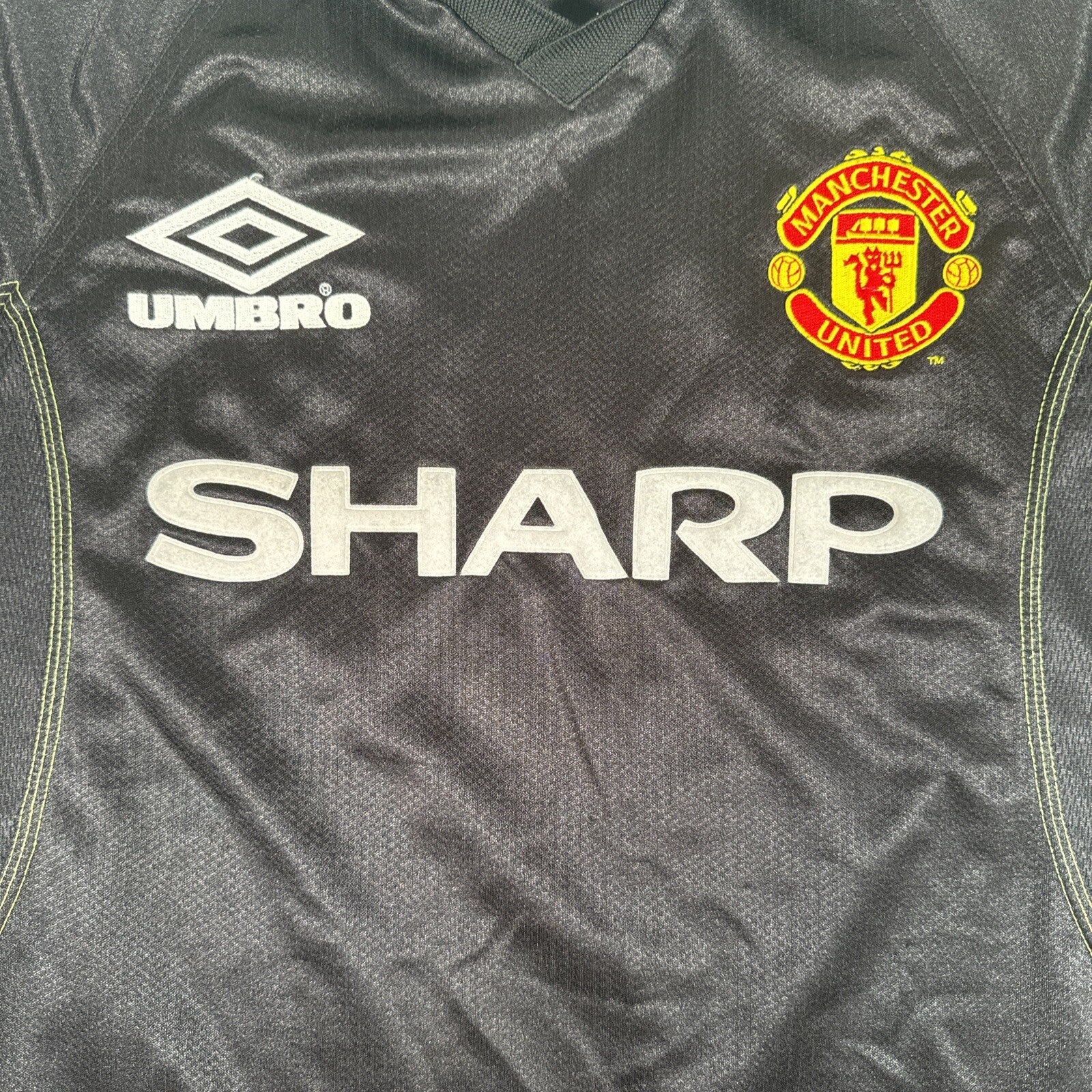 manchester united 1998 1999 third football shirt medium1