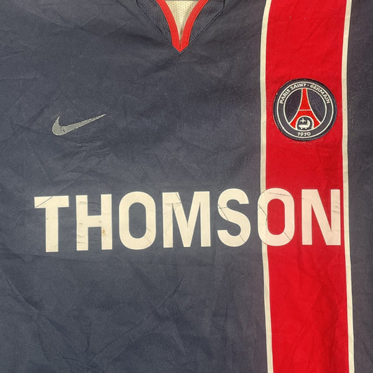 psg paris saint germain 2003 2004 home football shirt medium 11