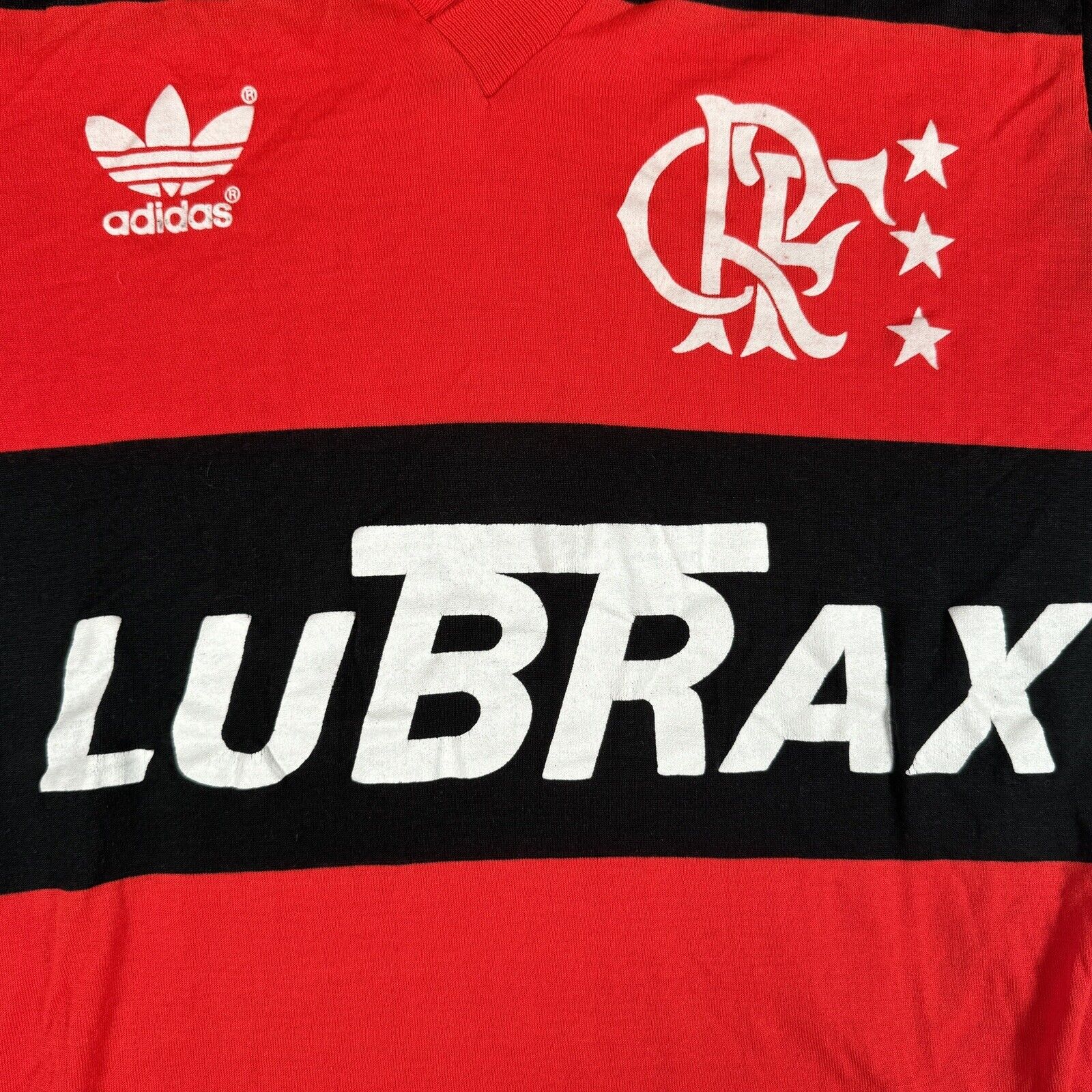 Flamengo 1987/1988/1989 Home Football Shirt  Medium - Football Shirt Kingdom