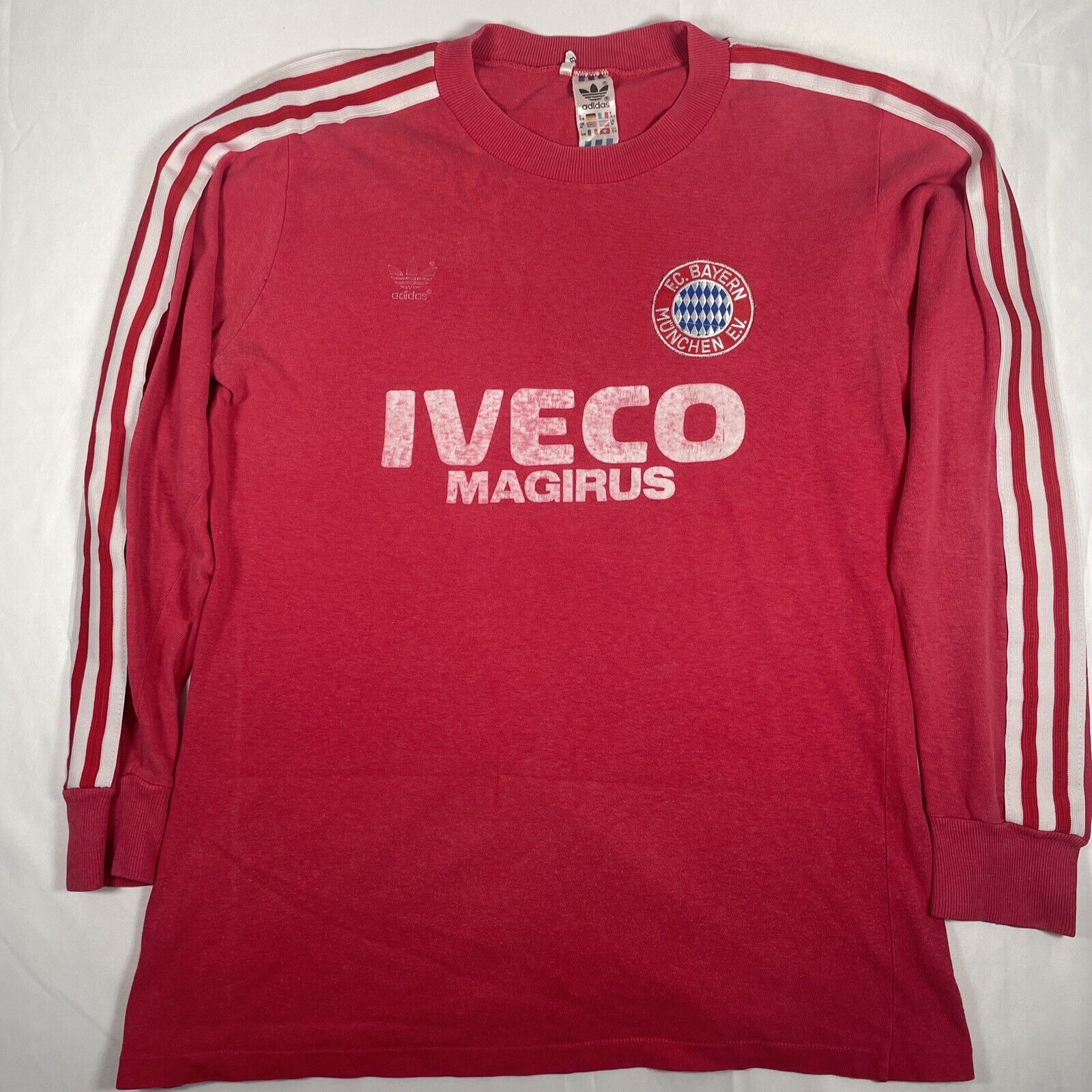 bayern munich 1983 1984 home football shirt men s medium 22