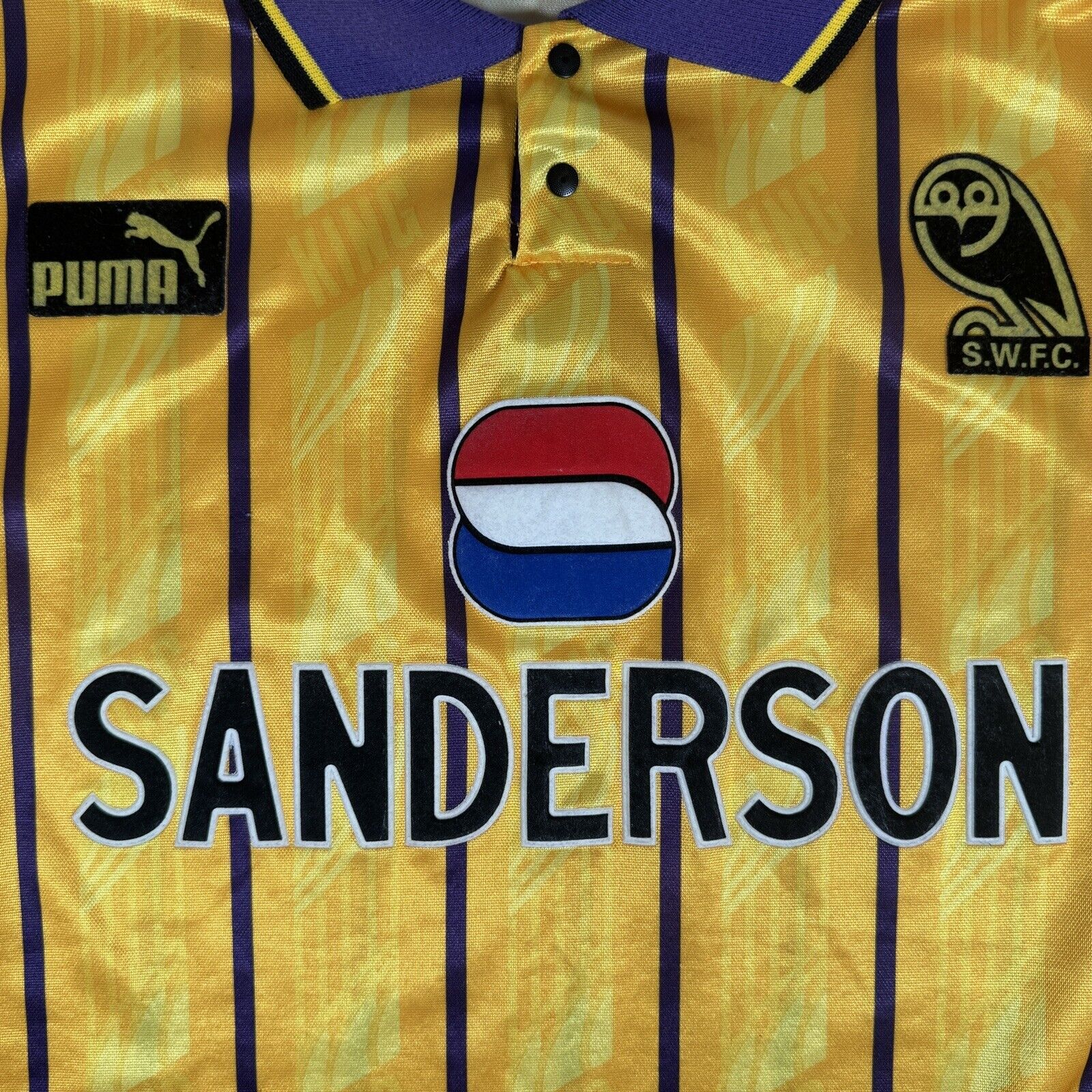 Sheffield Wednesday 1994/1995/1996 Away Football Shirt XL - Football Shirt Kingdom
