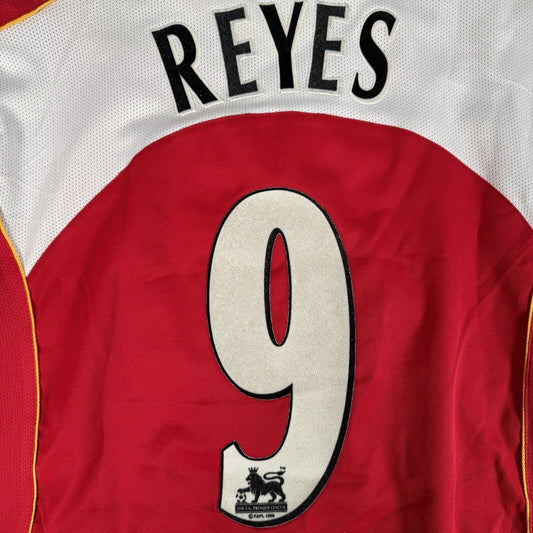 REYES 9 Arsenal 2004/2005 Home Football Shirt   XL - Football Shirt Kingdom