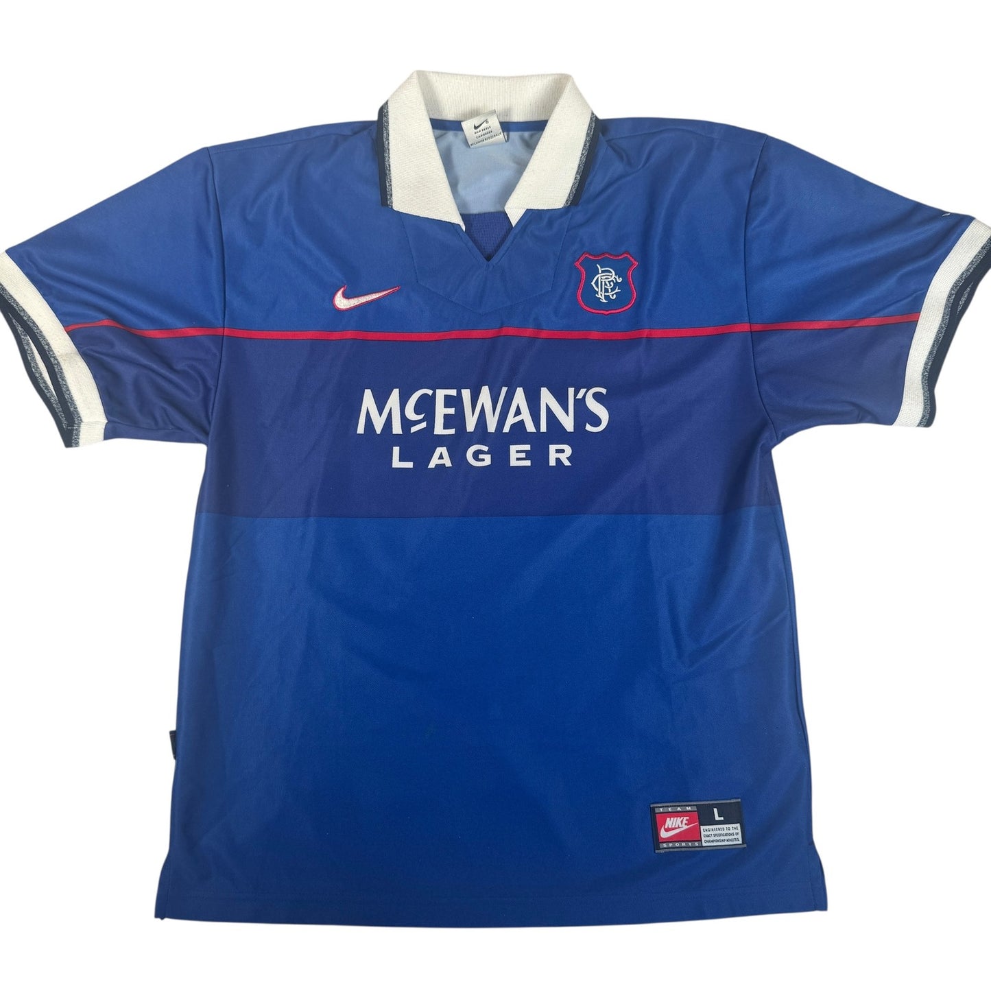 Rangers 1997/1998/1999 Home Football Shirt  Large