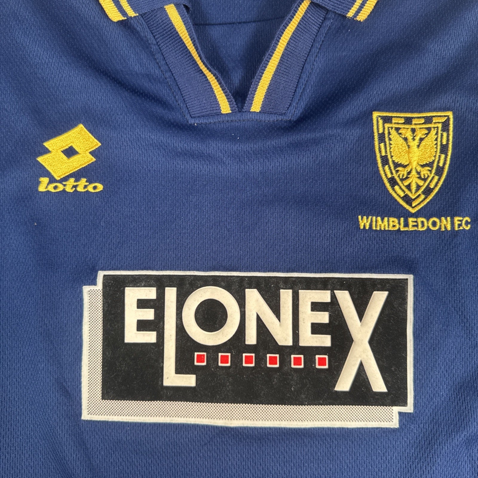 Wimbledon 1996/1997 Home Football Shirt   XXL - Football Shirt Kingdom