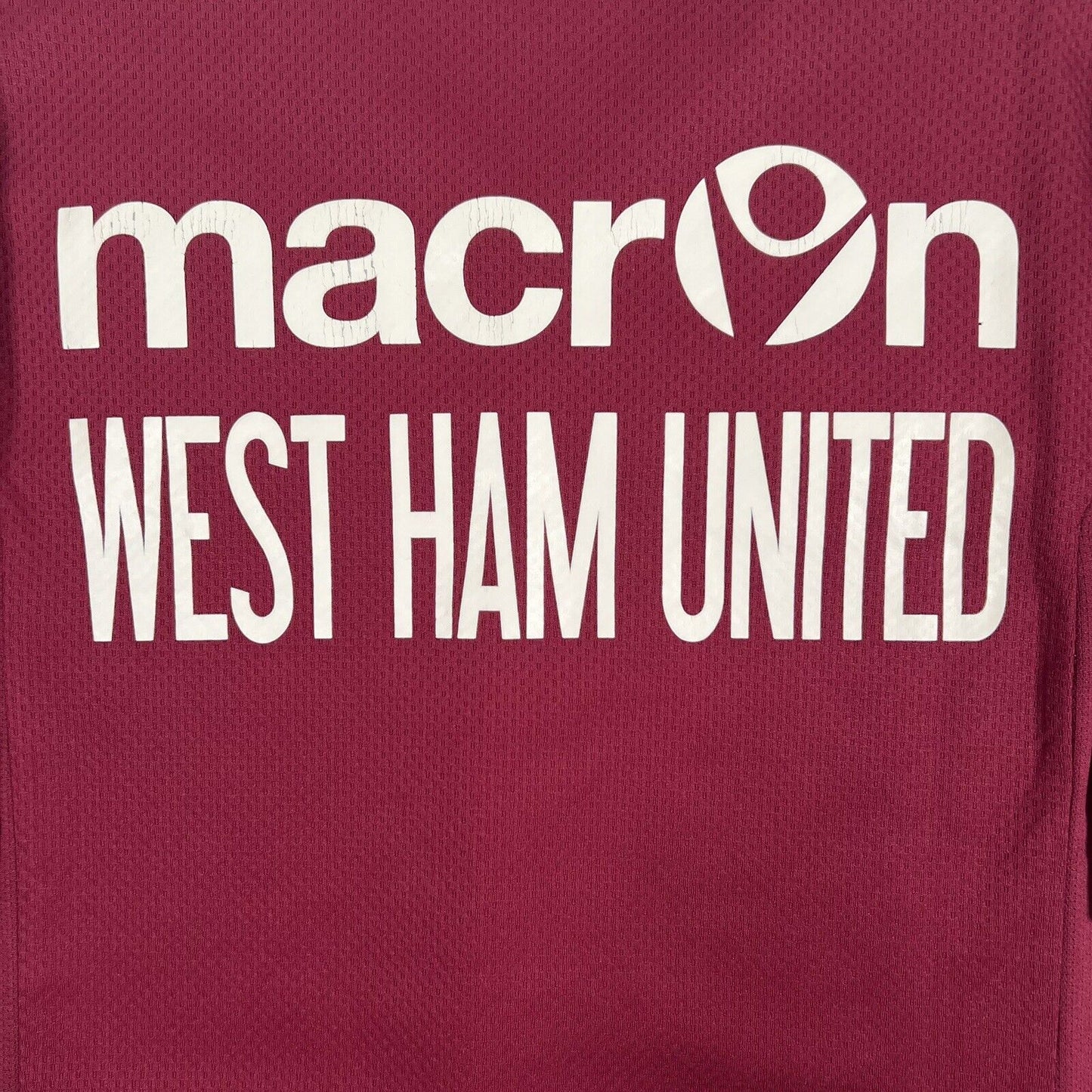 West Ham United 2010/2011 Macron Training Football Shirt Large