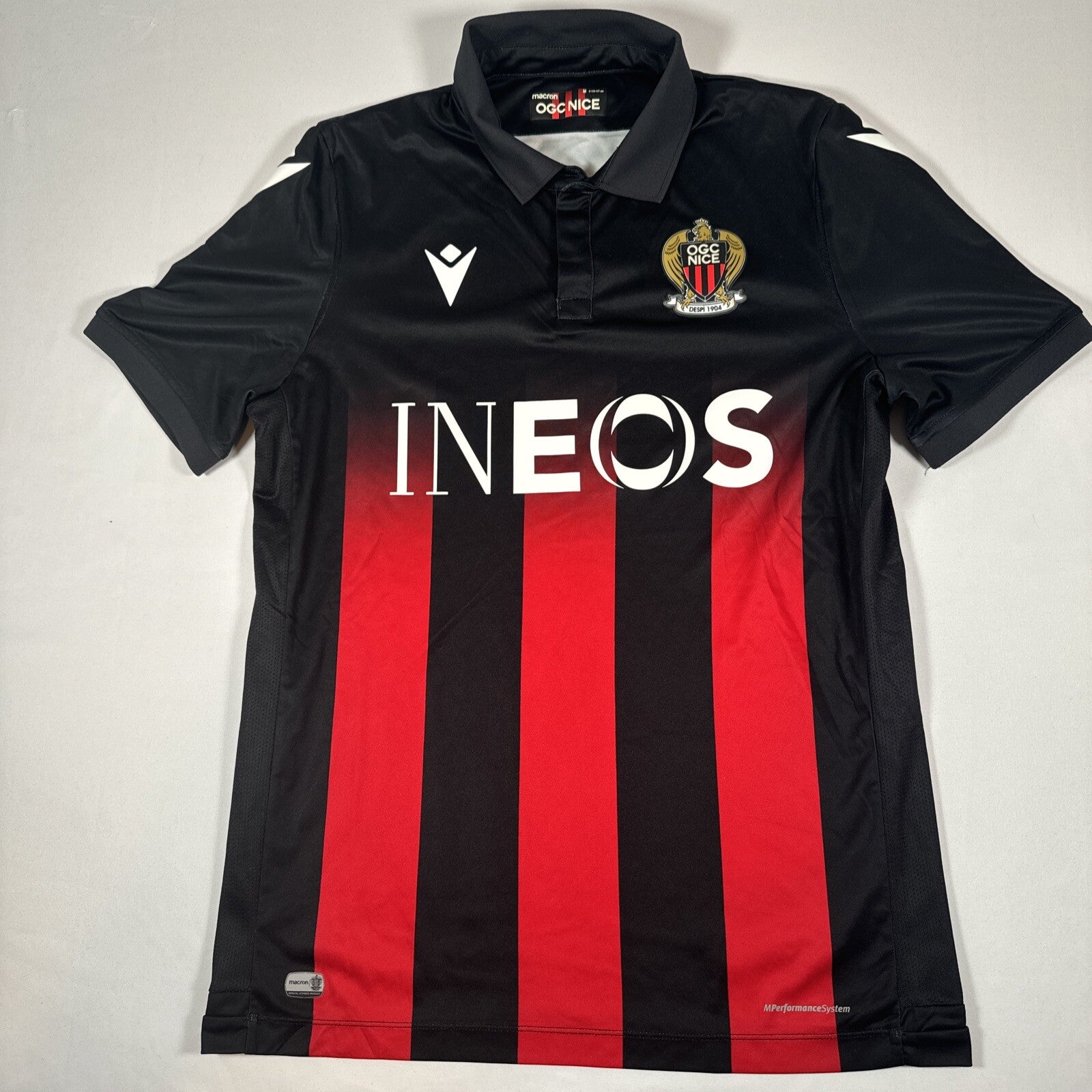 ogc nice 2020 2021 home football shirt men s medium2