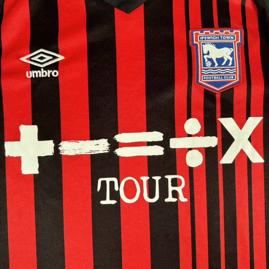 Ipswich Town 2022/2023 Away Football Shirt Ed Sheeran Small