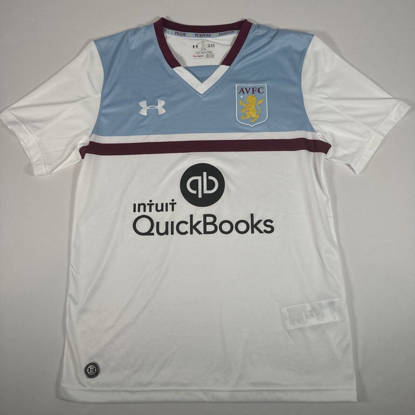 Aston Villa 2016/2017 Away Football Shirt   Large